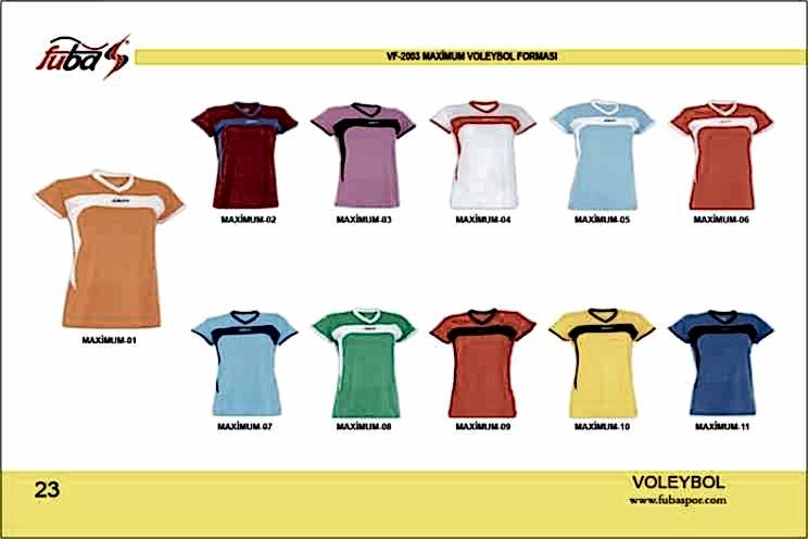 MAXİMUM MODEL BAYAN VOLEYBOL FORMASI