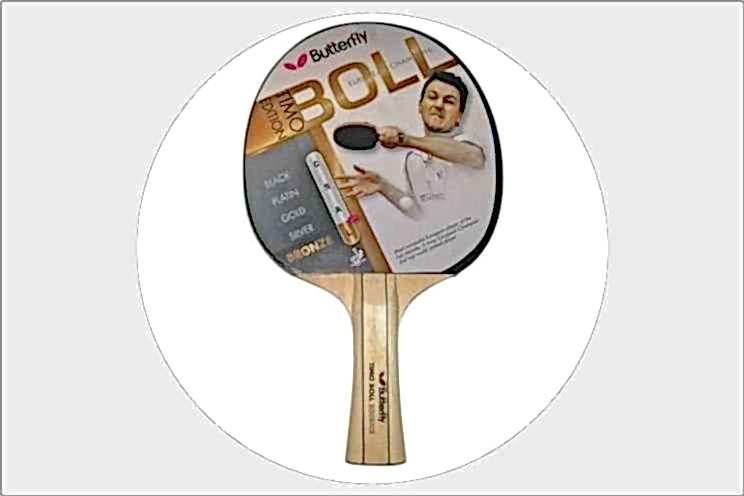 Butterfly Tımo Boll Bronz Masa Tenisi Raketi Ittf Onaylı
