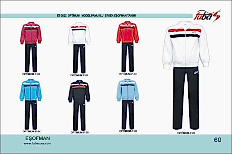 OPTİMUM MODEL PAMUKLU ERKEK EŞOFMAN TAKIMI