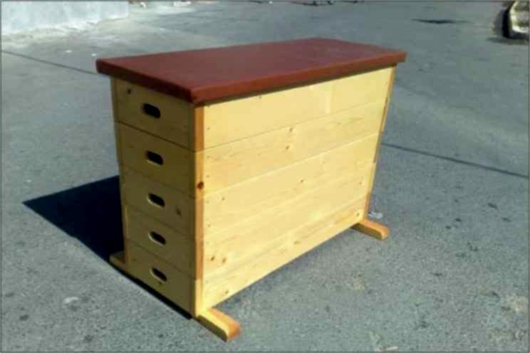 Jimnastik Atlama Kasası 5 Lİ Çam