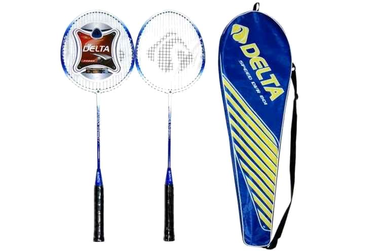 Delta DVR801 Tek Parça 2'Li Badminton Raket Seti
