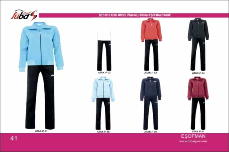 ATAK MODEL PAMUKLU BAYAN EŞOFMAN TAKIMI