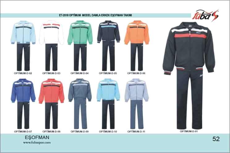 OPTİMUM MODEL DAMLA ERKEK EŞOFMAN TAKIMI