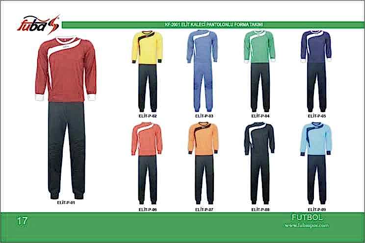 ELİT MODEL KALECİ PANTOLONLU FORMA TAKIMI